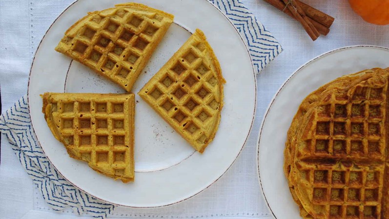 Pumpkin Waffles